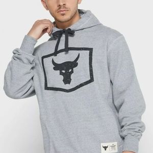 New Under Armour Mens Project Rock Warm-Up Hoodie